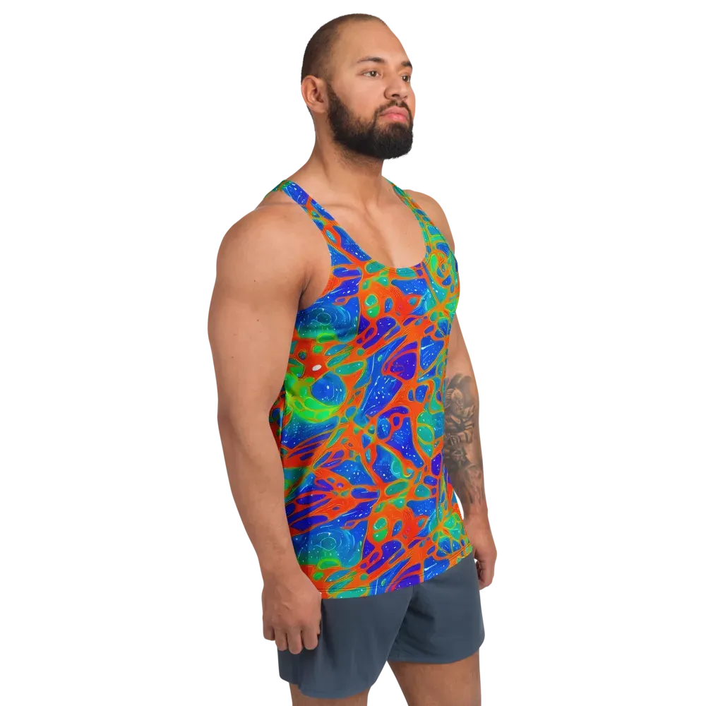 Radiant Cells on Men's Tank Top — Right Front