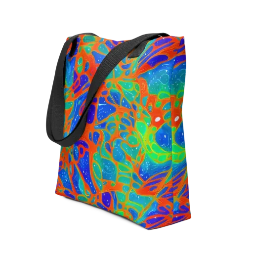 Radiant Cells on a Tote Bag
