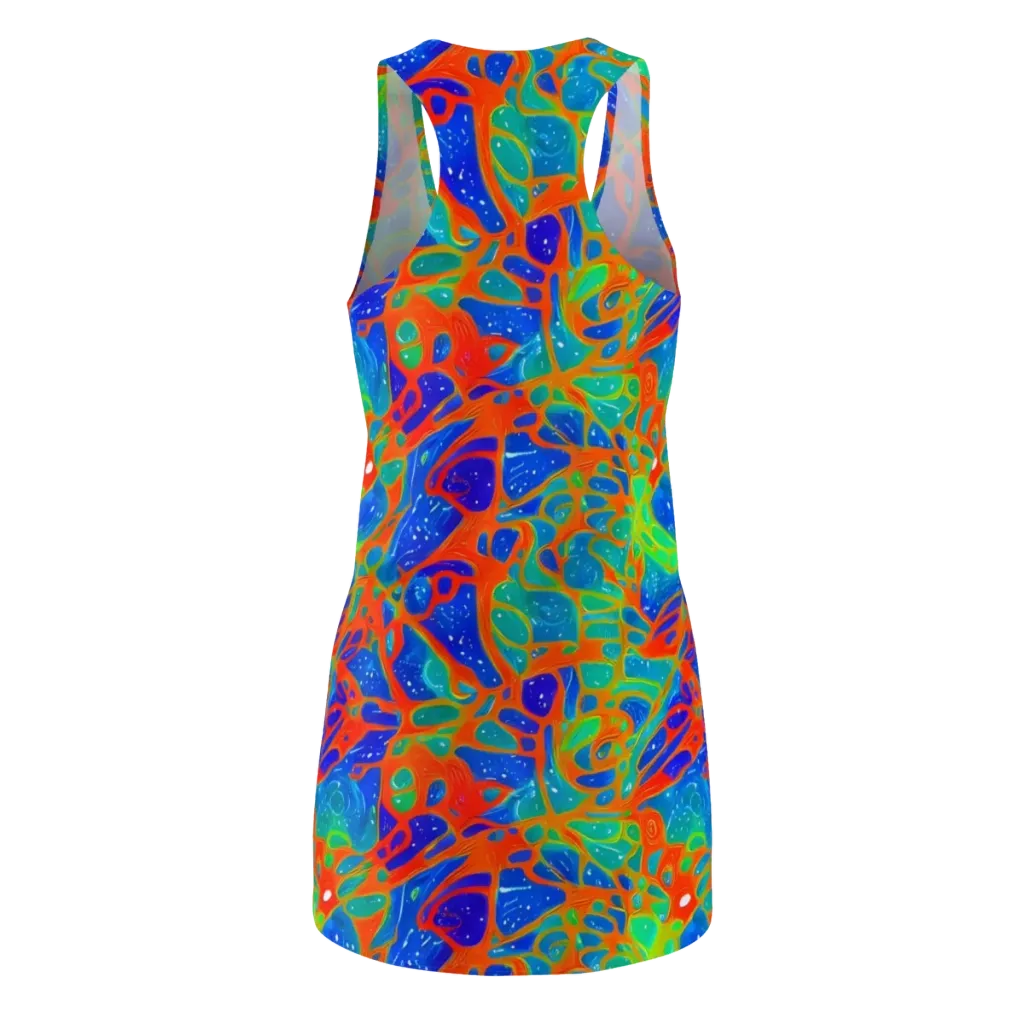 Radiant Cells on Racerback Dress — Back