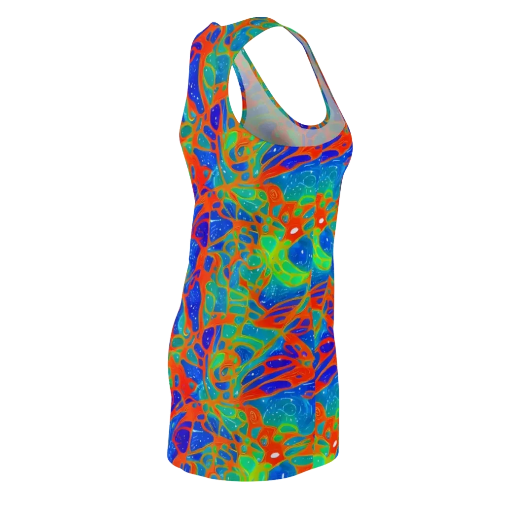 Radiant Cells on Racerback Dress — Back Side