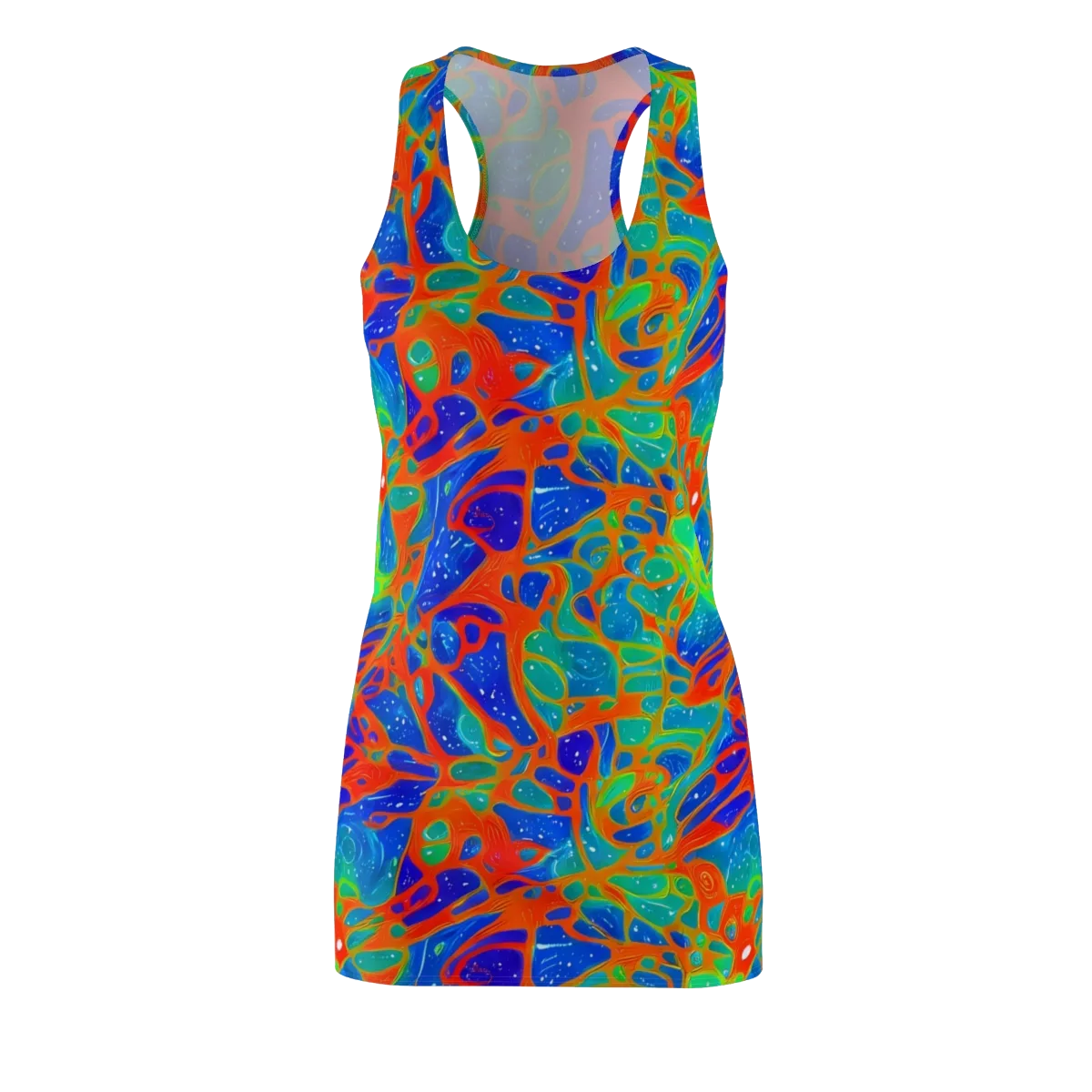 Radiant Cells on Racerback Dress — Front