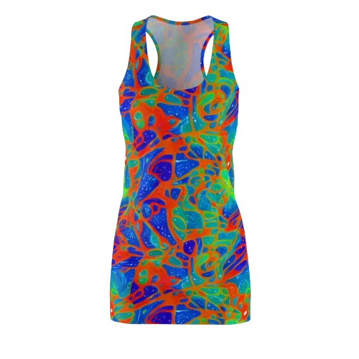 Radiant Cells on a Racerback Dress