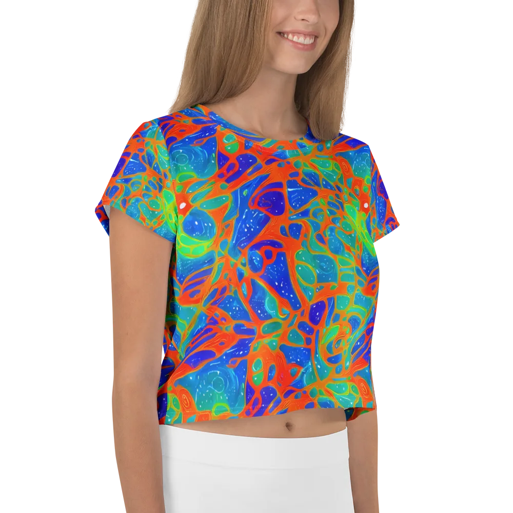 Radiant Cells on Crop Tee — Right