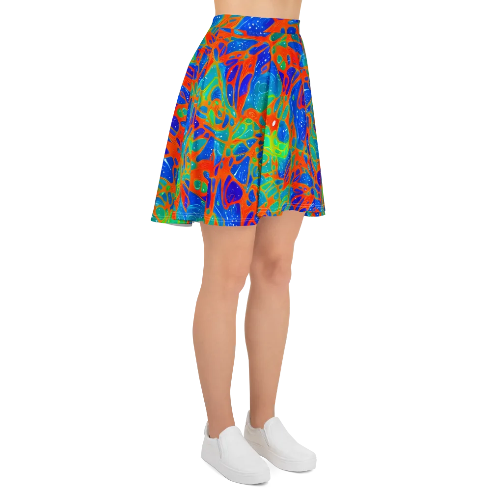 Radiant Cells on Skater Skirt — Right