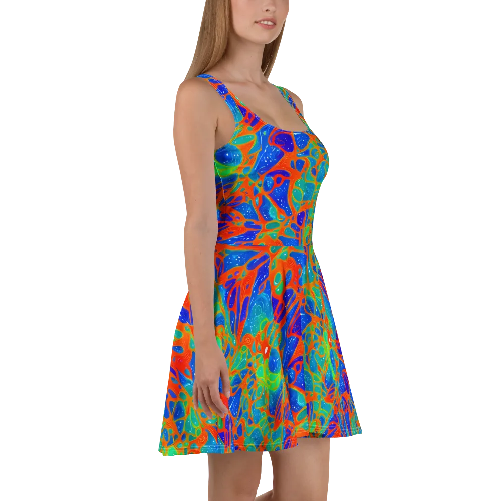 Radiant Cells on Skater Dress — Right