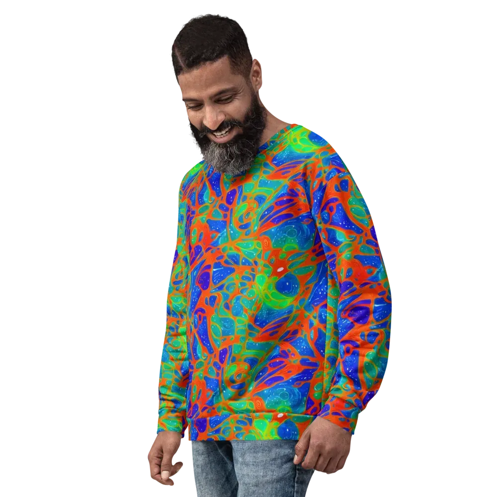 Radiant Cells on Sweatshirt — Left Front