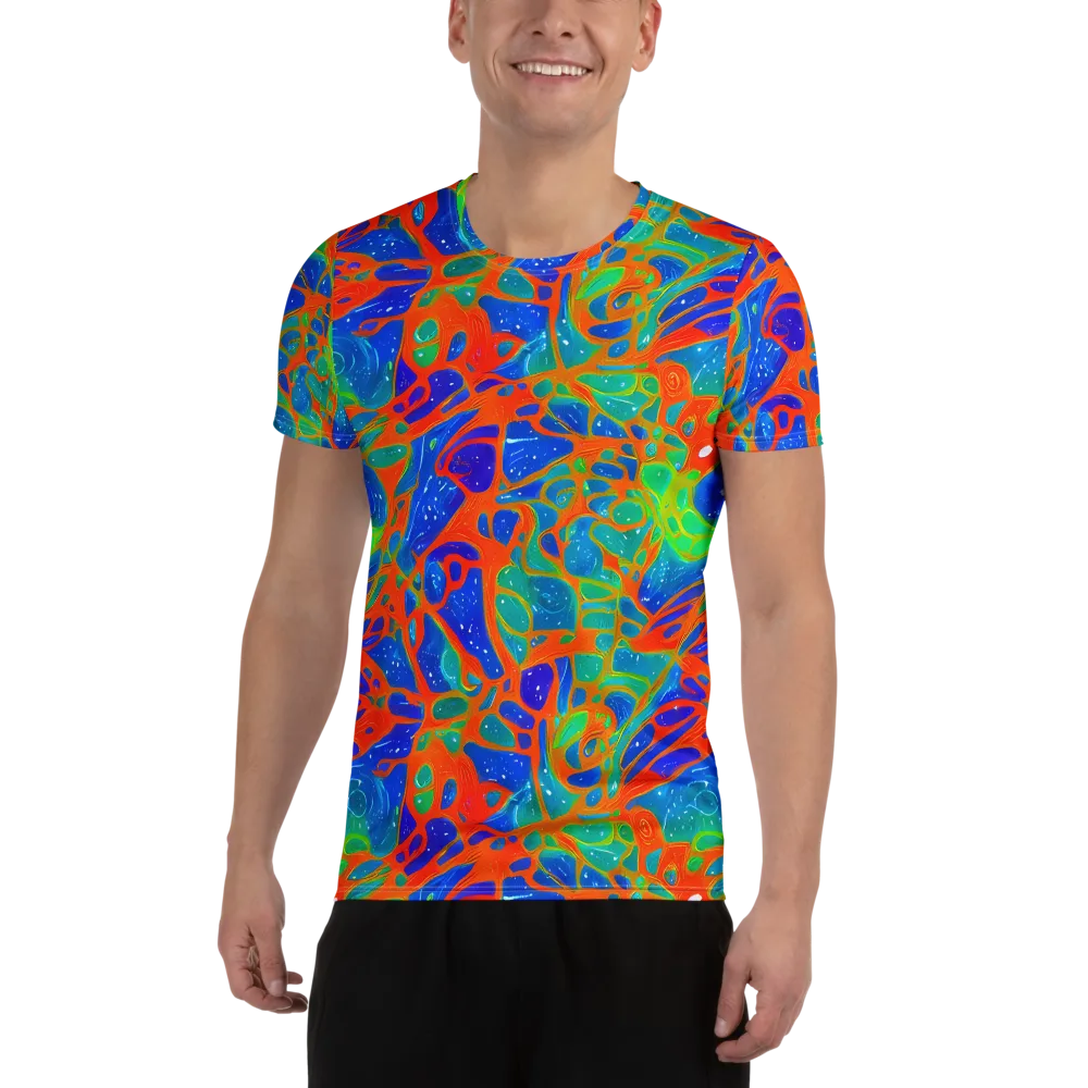 Radiant Cells on Men's Athletic T-Shirt — Front