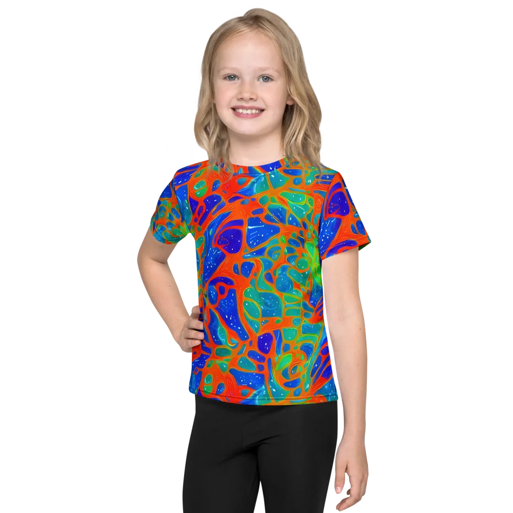Radiant Cells on Kids Crew Neck T-Shirt — Front