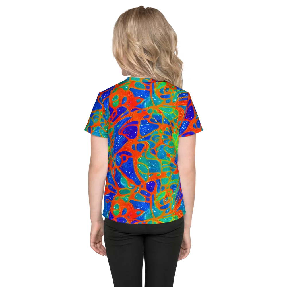 Radiant Cells on Kids Crew Neck T-Shirt — Back