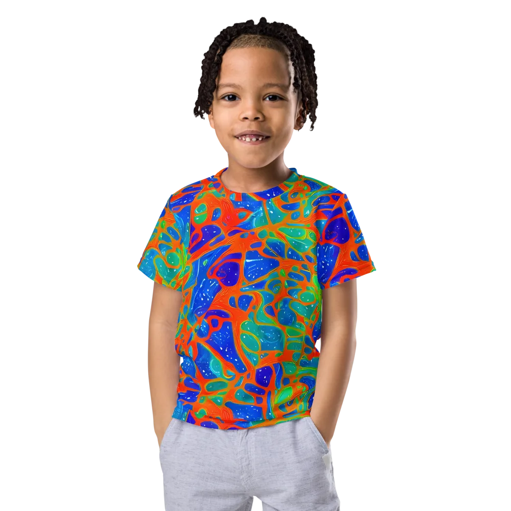 Radiant Cells on Kids Crew Neck T-Shirt — Front