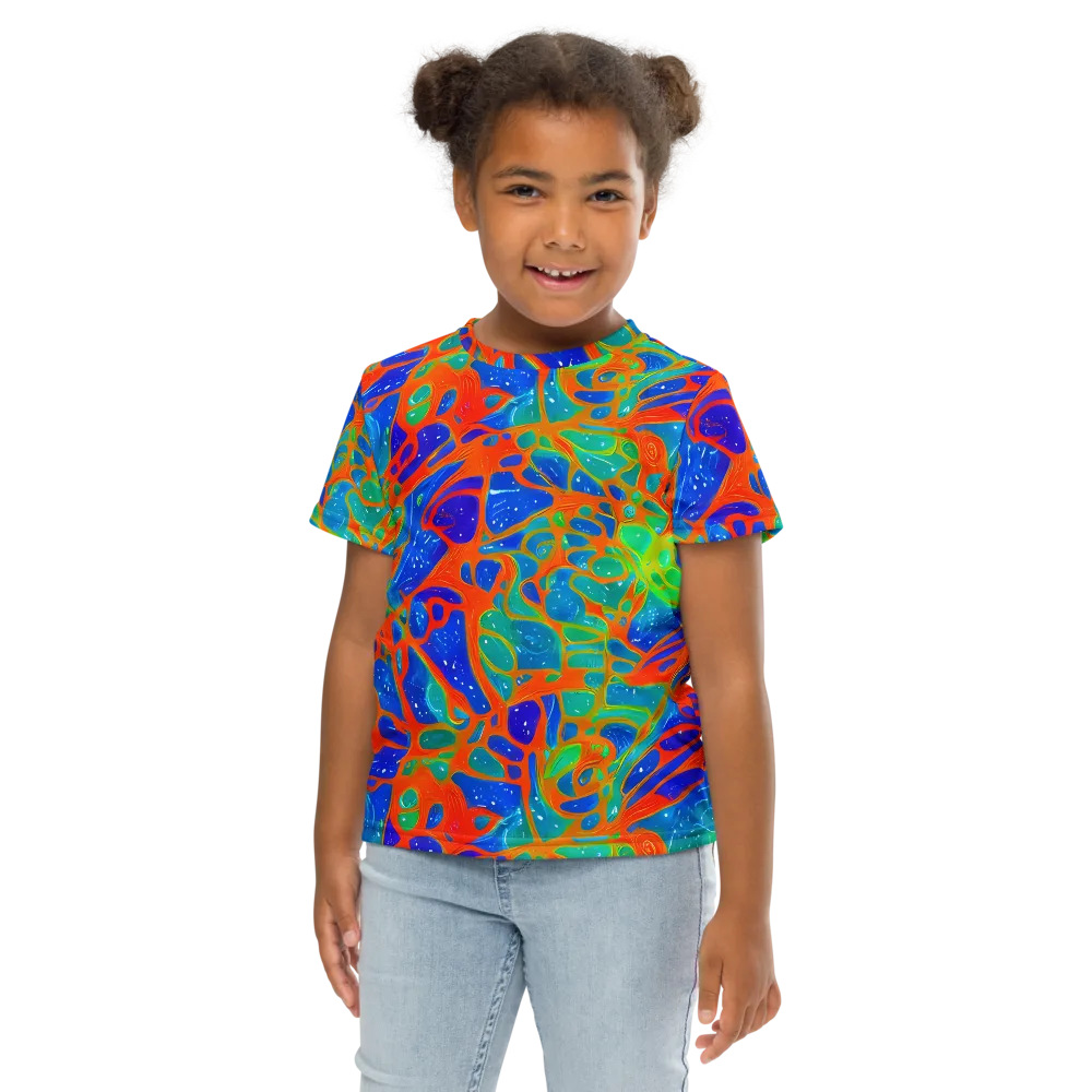 Radiant Cells on Kids Crew Neck T-Shirt — Front