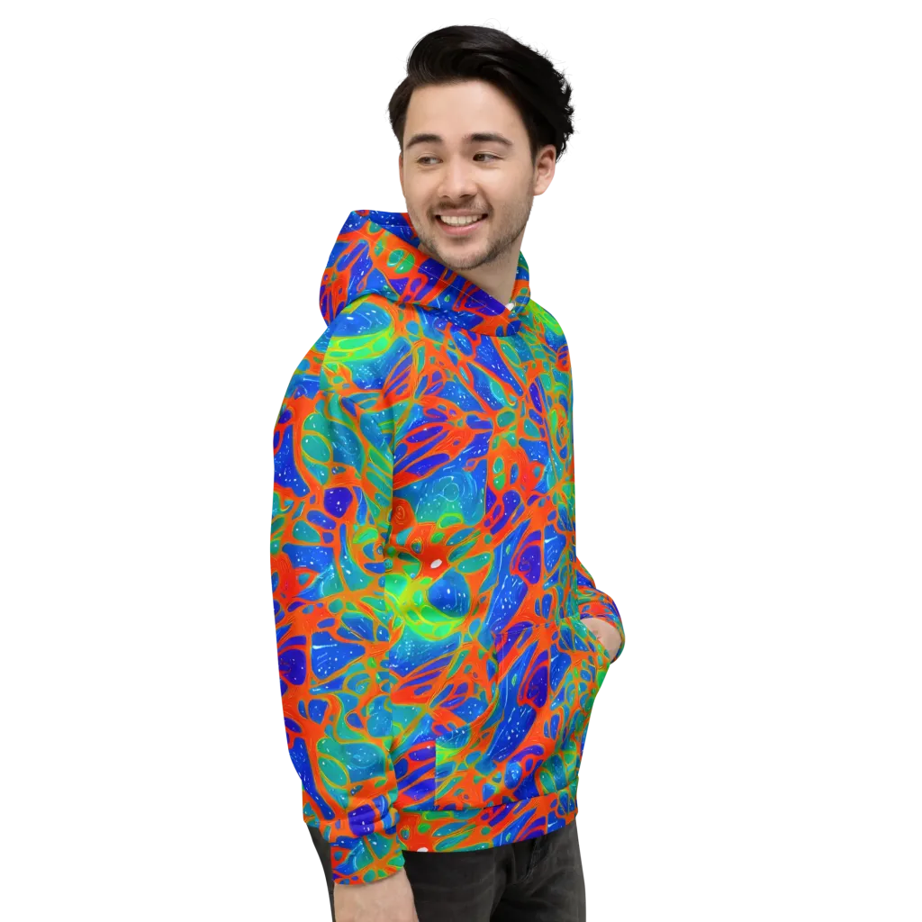 Radiant Cells on Hoodie — Right