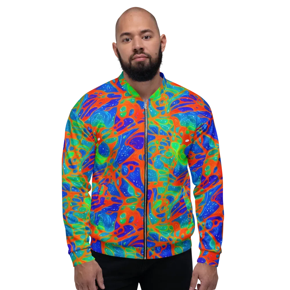Radiant Cells on Bomber Jacket — Front