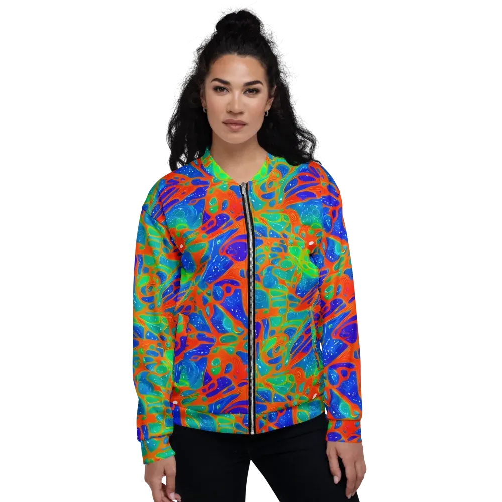 Radiant Cells on Bomber Jacket — Front