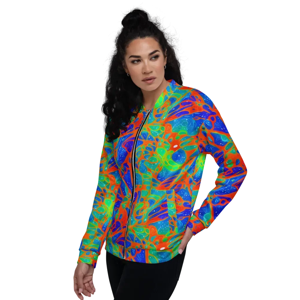 Radiant Cells on Bomber Jacket — Left