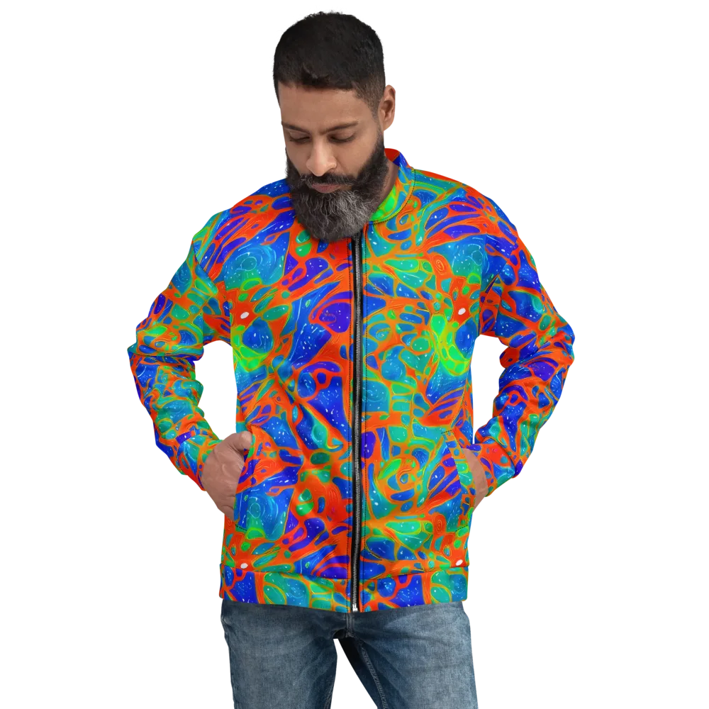 Radiant Cells on Bomber Jacket — Front