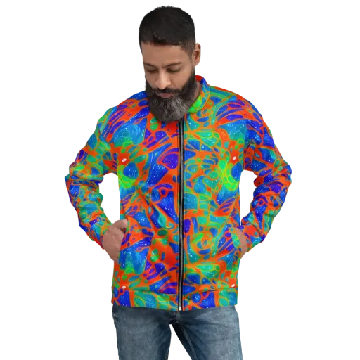 Radiant Cells on a Bomber Jacket