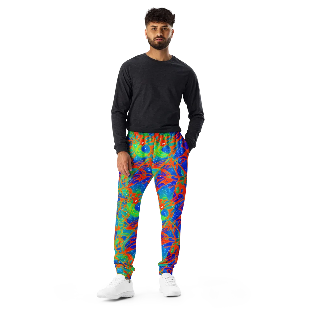 Radiant Cells on Men's Joggers — Front