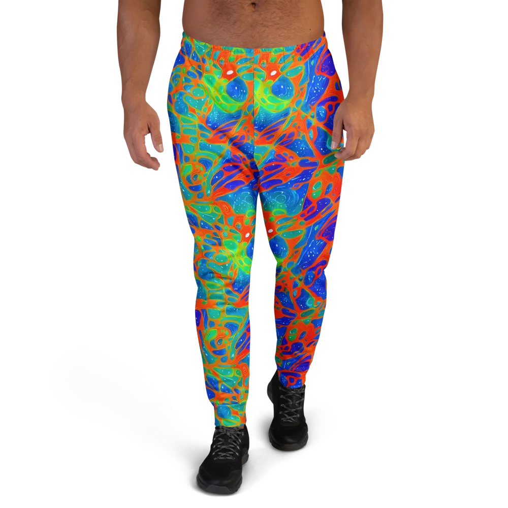 Radiant Cells on Men's Joggers — Front