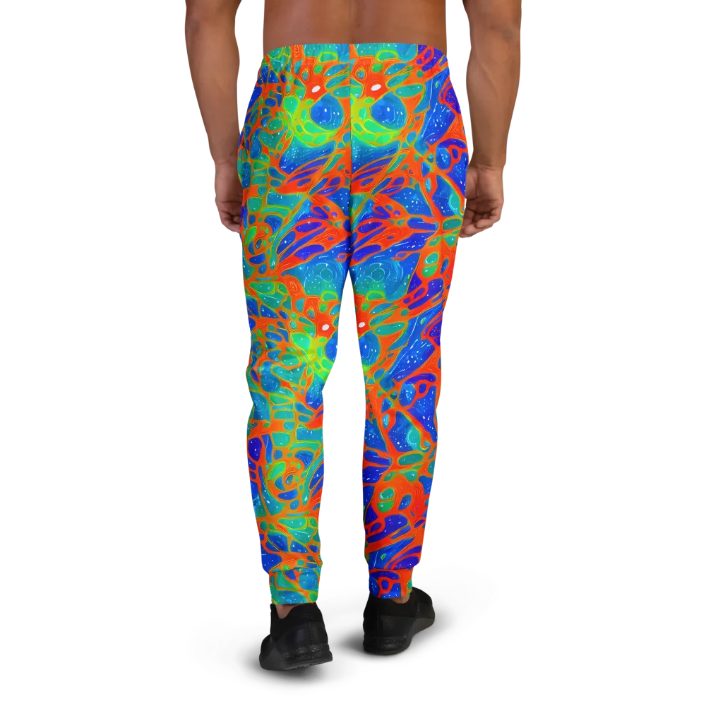 Radiant Cells on Men's Joggers — Back