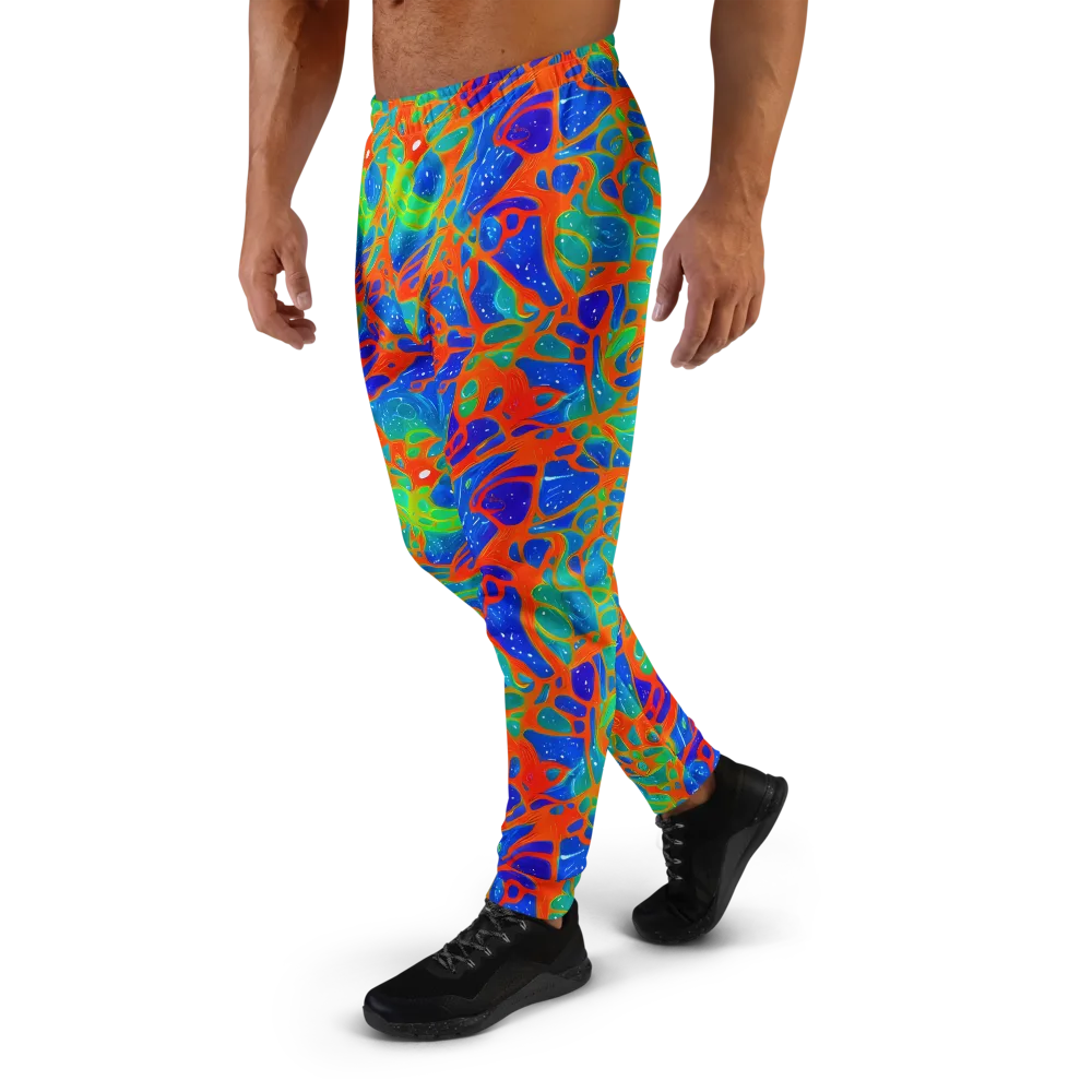 Radiant Cells on Men's Joggers — Left
