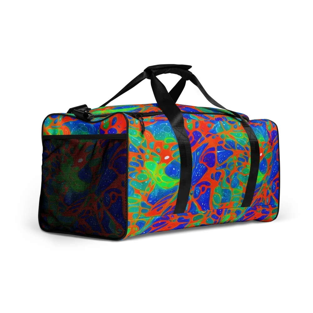 Radiant Cells on Duffle Bag — Right Front