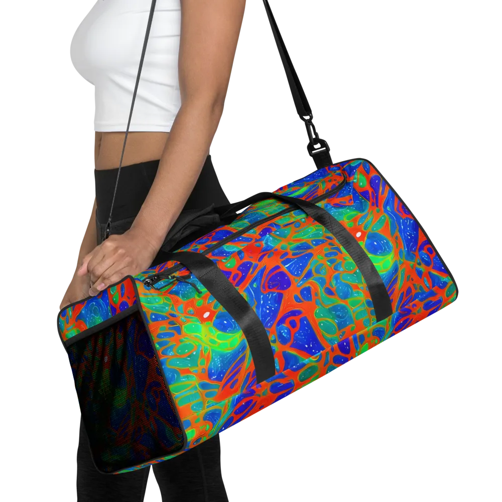 Radiant Cells on Duffle Bag — Front