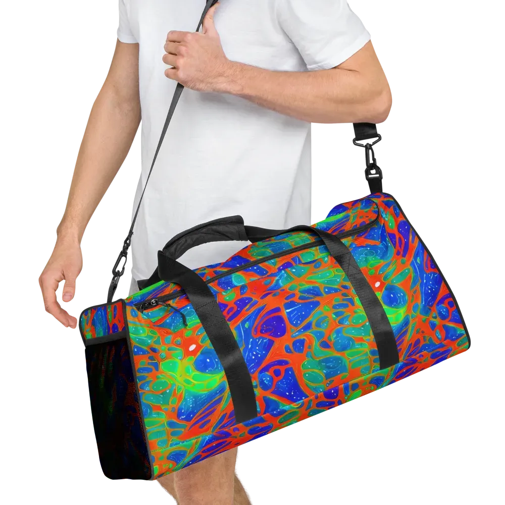 Radiant Cells on Duffle Bag — Right Front