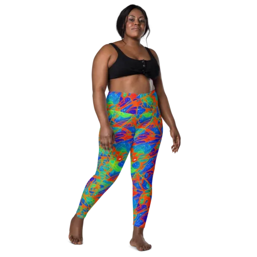 Radiant Cells on a Leggings with Pockets