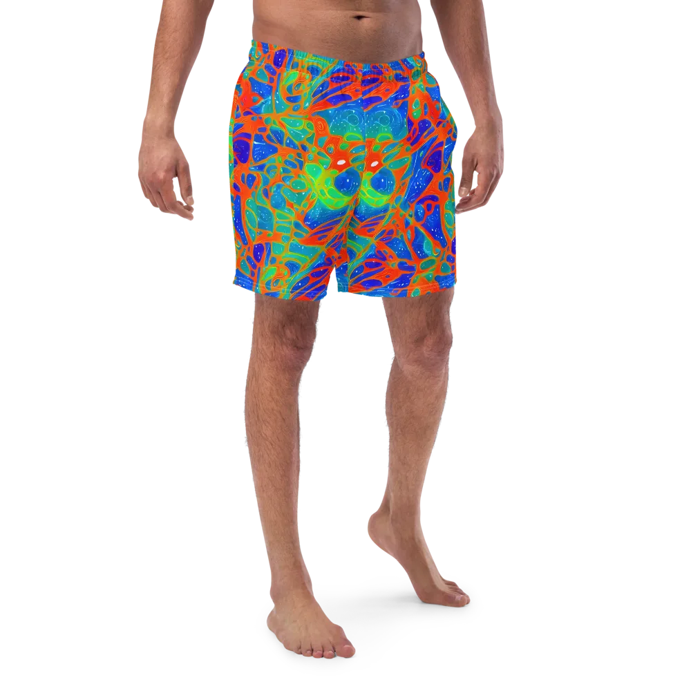 Radiant Cells on Swim Trunks — Front