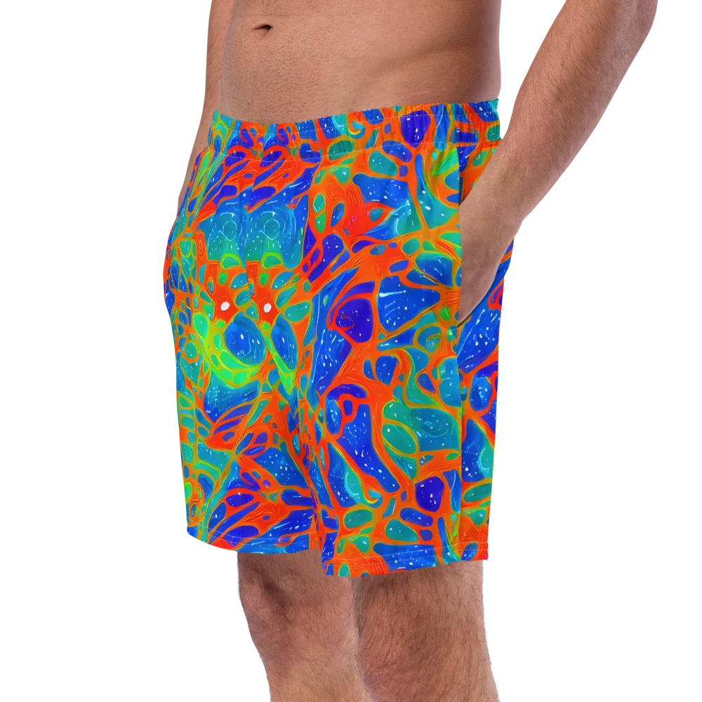Radiant Cells on Swim Trunks — Left Front