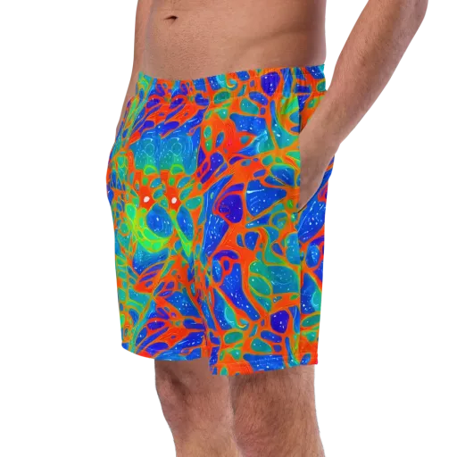 Radiant Cells on a Swim Trunks