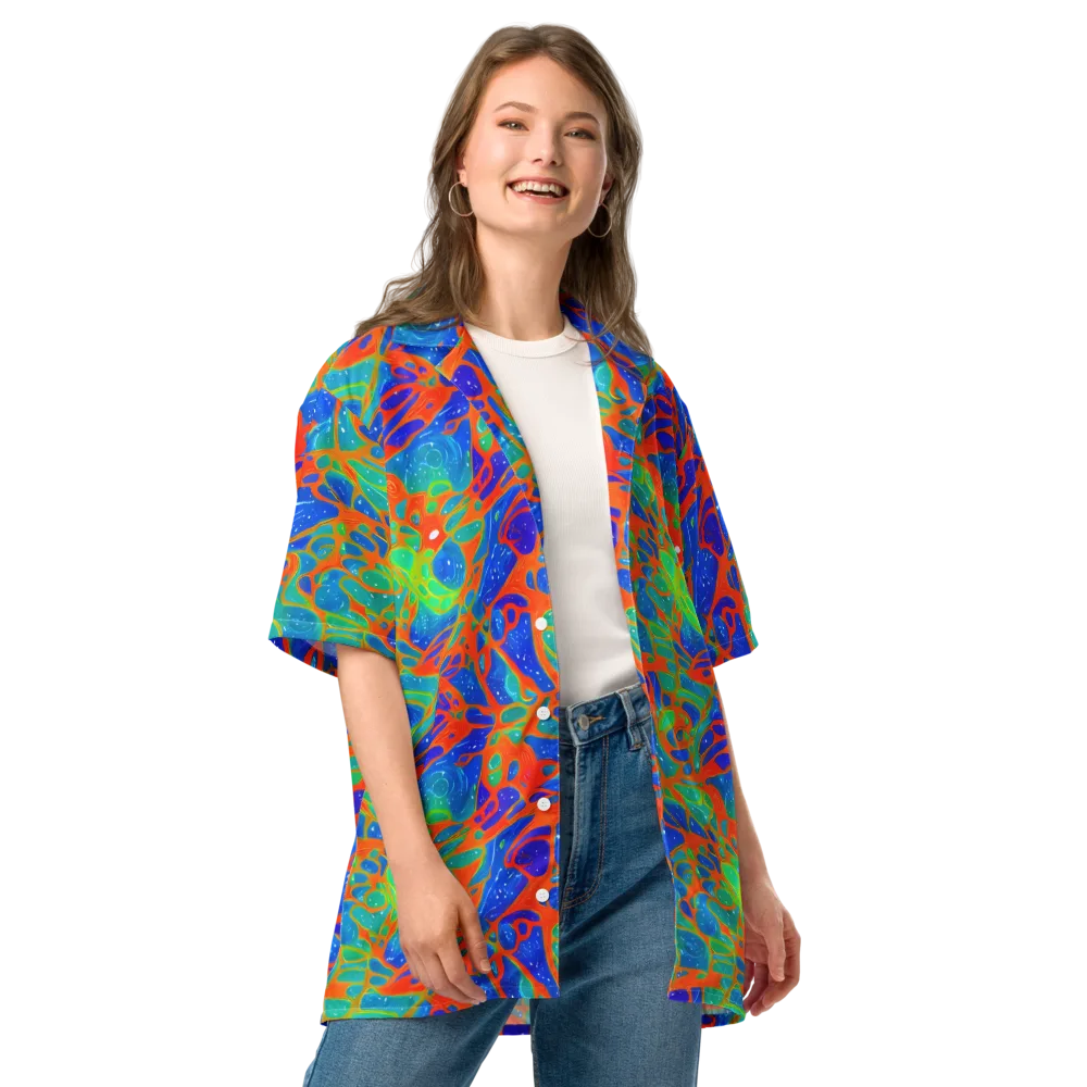 Radiant Cells on Button Shirt — Front