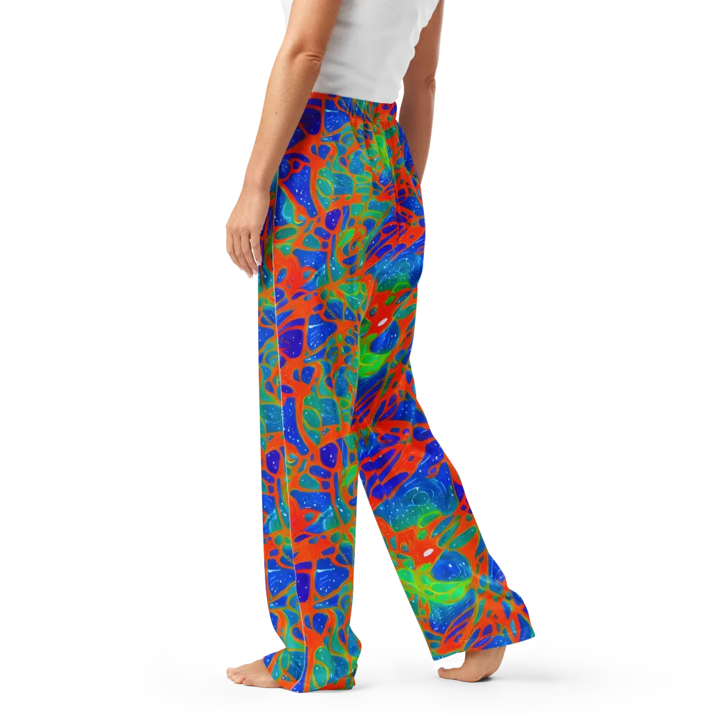 Radiant Cells on Women's Pajama Pants — Left