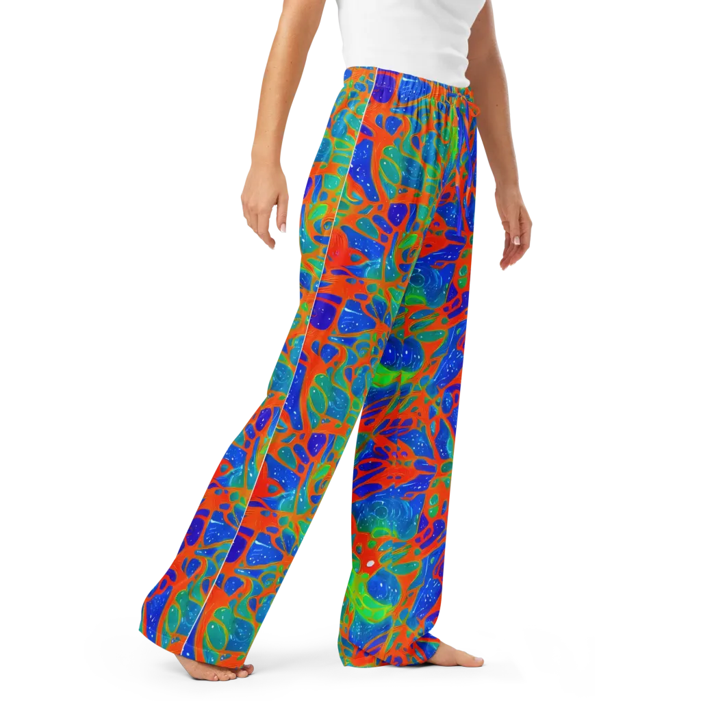 Radiant Cells on Women's Pajama Pants — Right Front