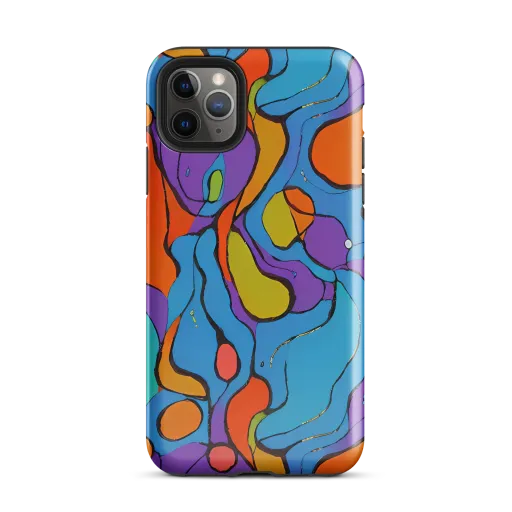 Kaleidoscope Bloom on a Tough Case for iPhone®