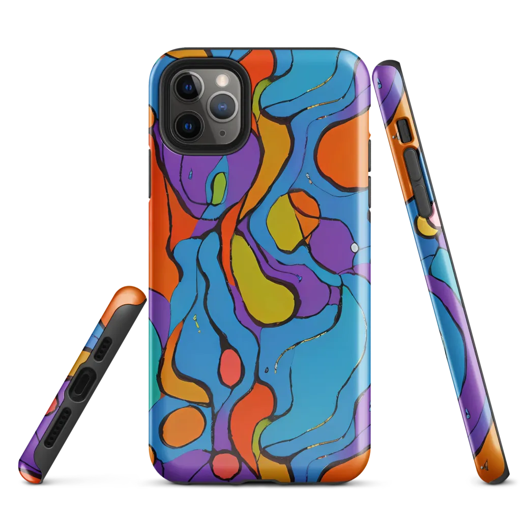 Kaleidoscope Bloom on Tough Case for iPhone® — Front