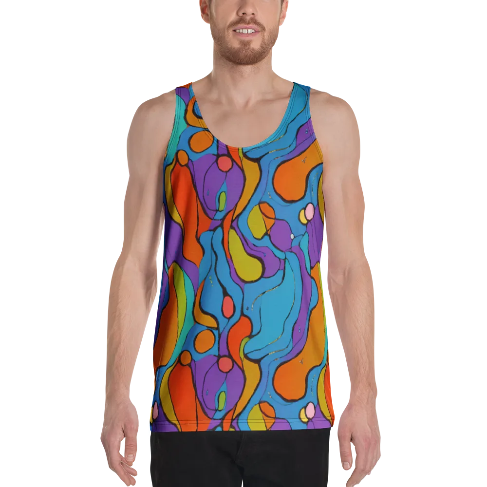Kaleidoscope Bloom on Men's Tank Top — Front