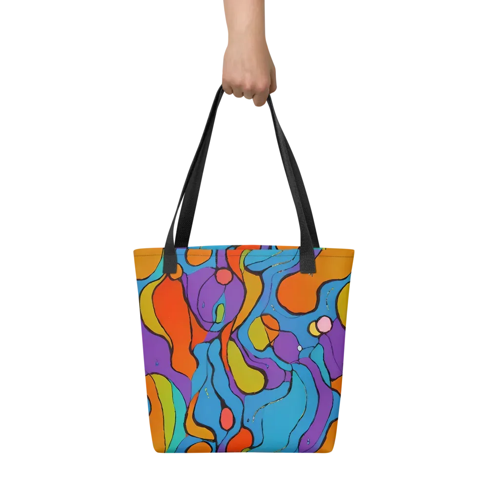 Kaleidoscope Bloom on Tote Bag — Front