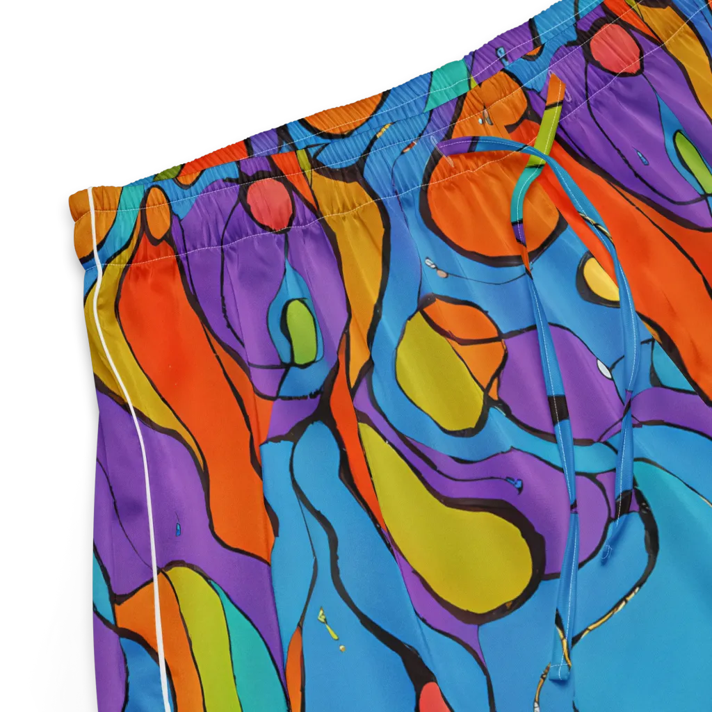 Kaleidoscope Bloom on Women's Pajama Shorts — Product details