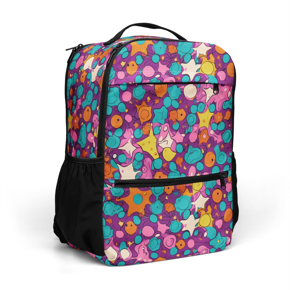 Candy Comet on Utility Backpack — Right Front