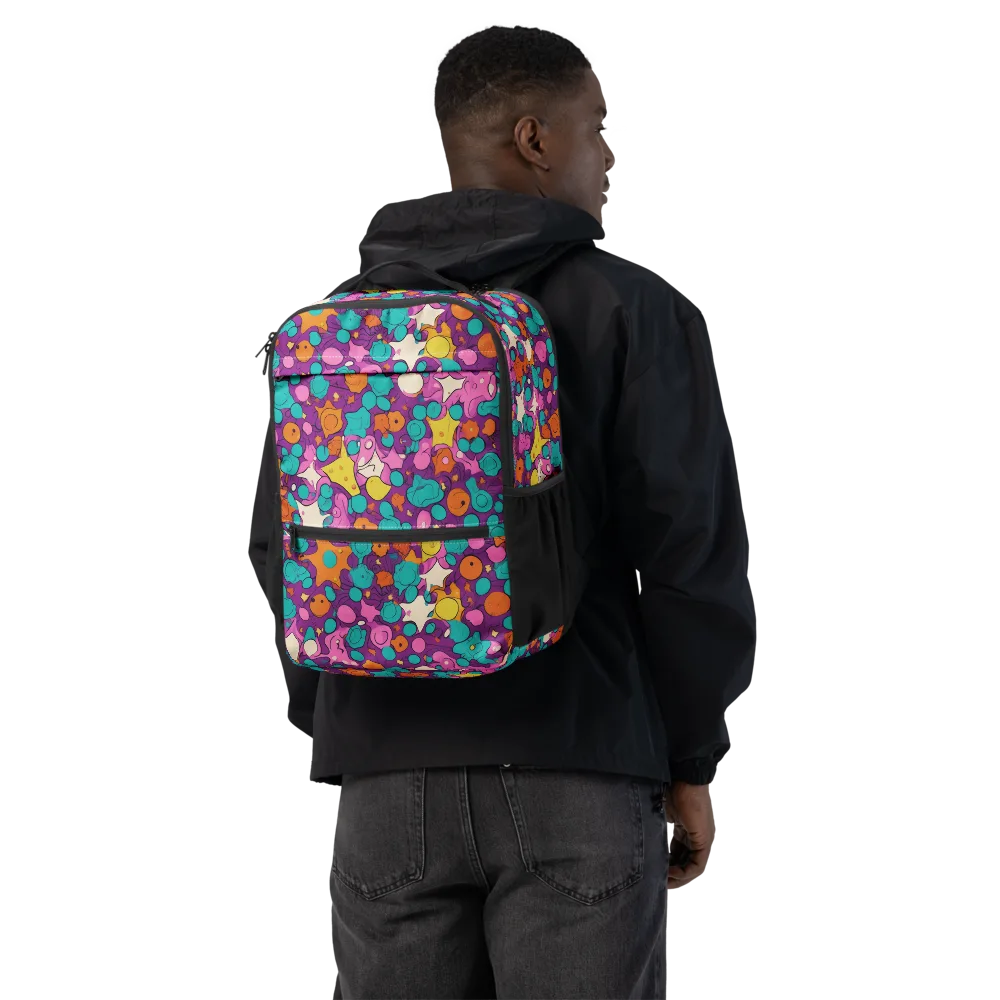 Candy Comet on Utility Backpack — Back