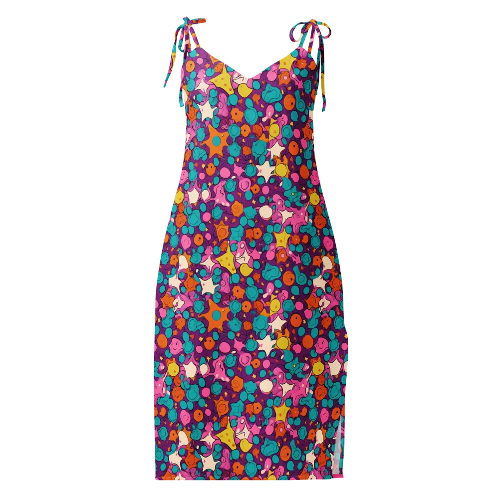 Candy Comet on Slip Dress — Front