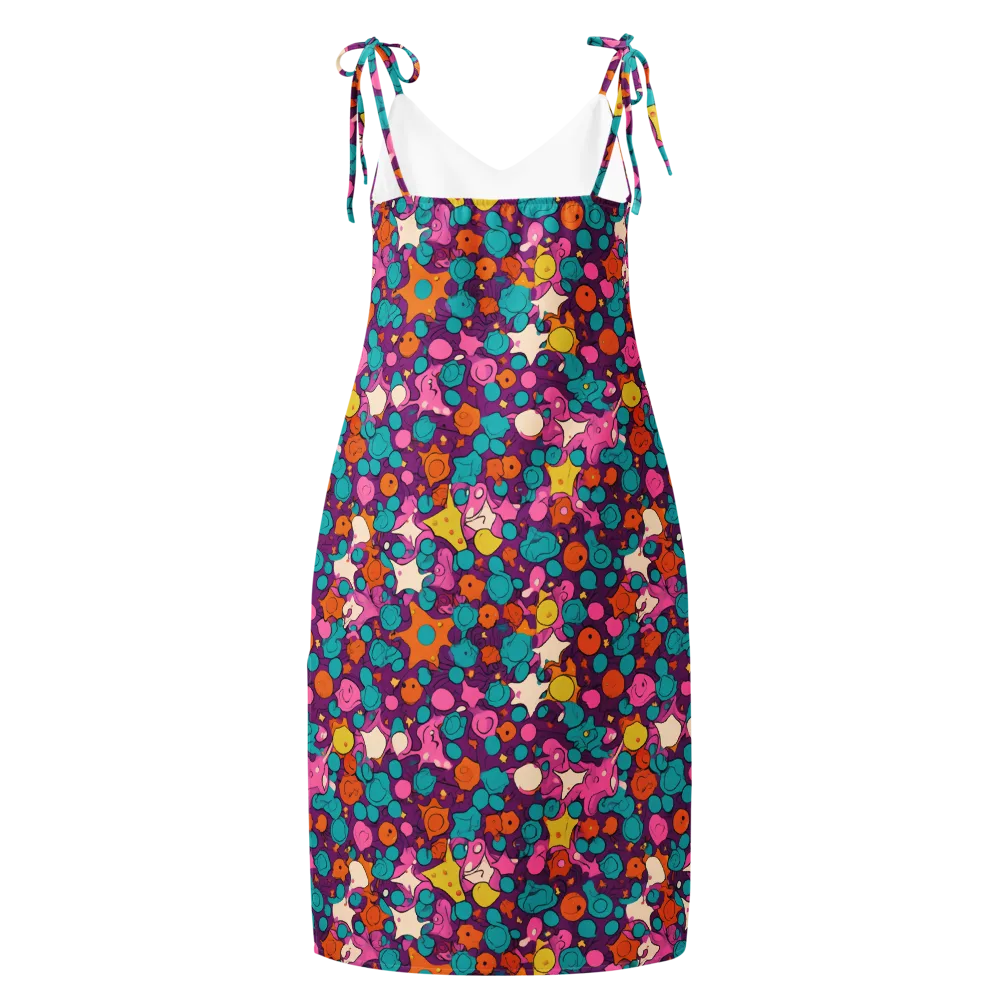 Candy Comet on Slip Dress — Back