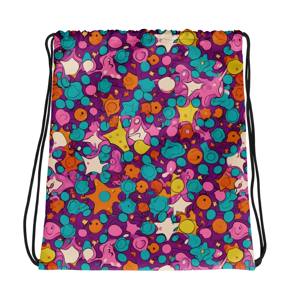Candy Comet on Drawstring Bag — Photo