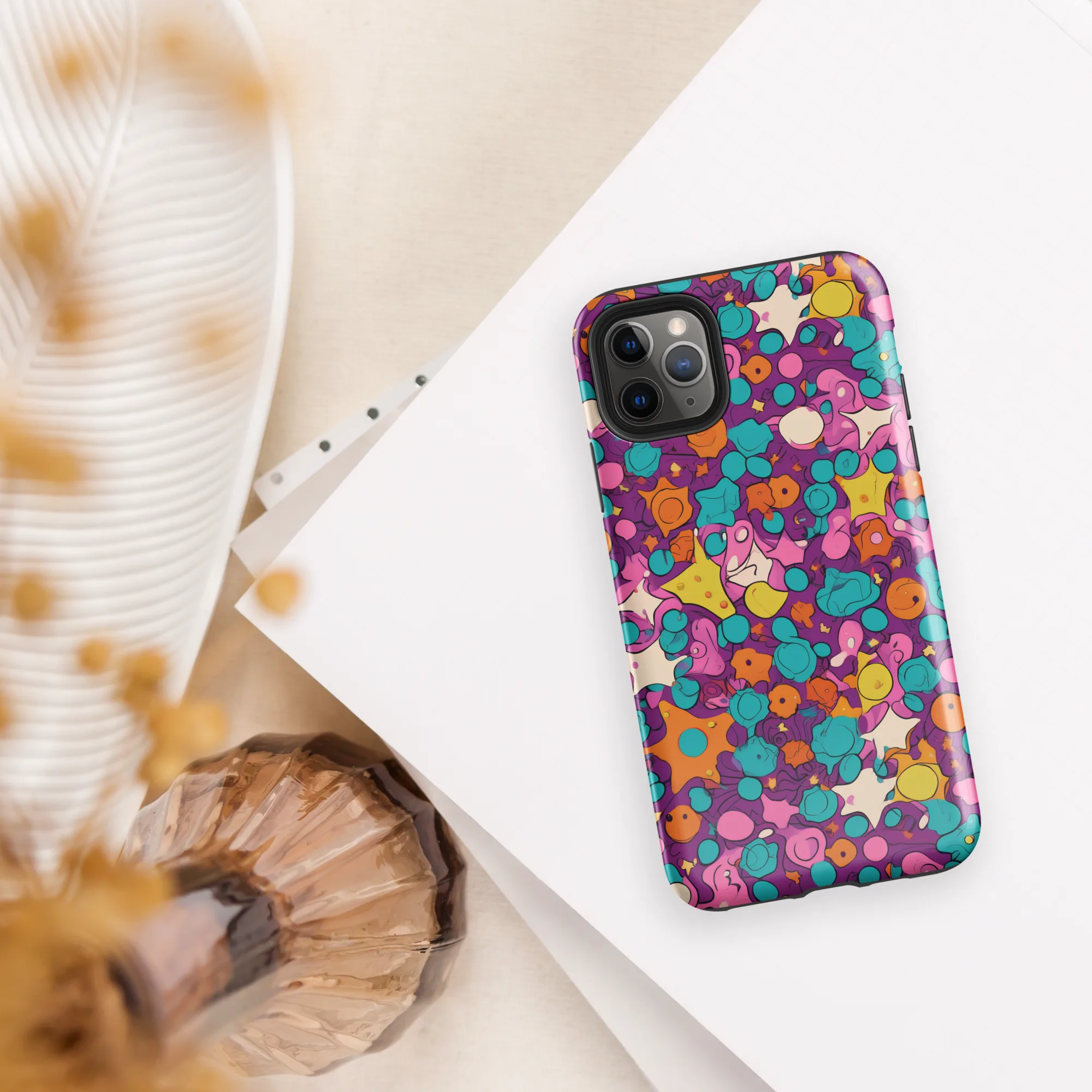 Candy Comet on Tough Case for iPhone® — Front