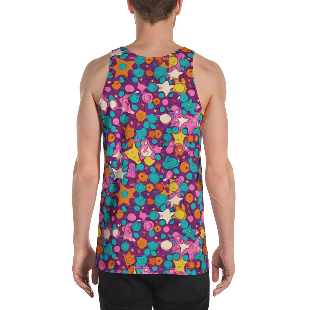 Candy Comet on Men's Tank Top — Back
