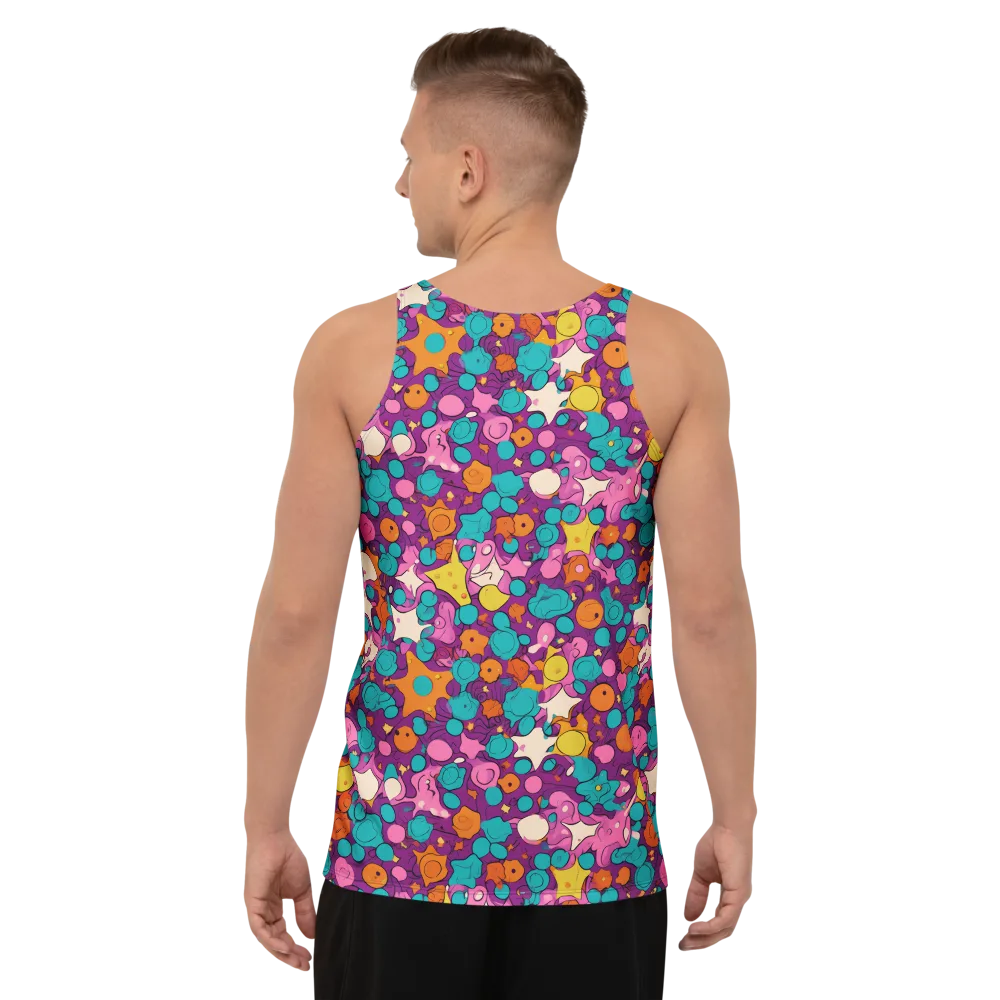 Candy Comet on Men's Tank Top — Back