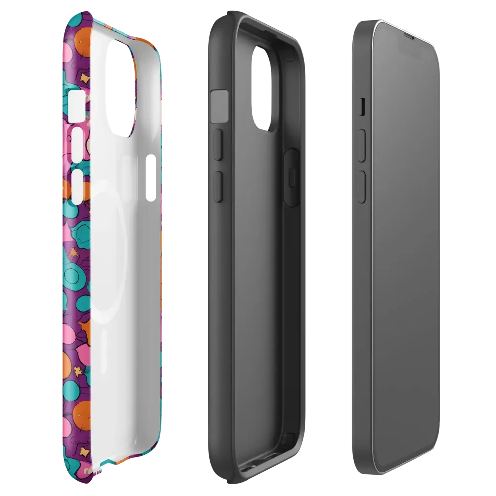 Candy Comet on MagSafe Tough Case for iPhone® — Front