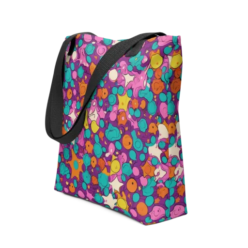 Candy Comet on a Tote Bag